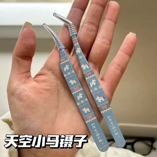 Sky Pony Precision Craft Tweezers for DIY Journaling & Miniature Scene Building - product image 1
