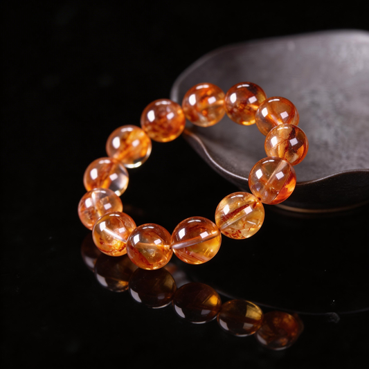 Natural Golden Healer Bracelet - Emotional Healing & Release Stone - Clarity & Creativity
