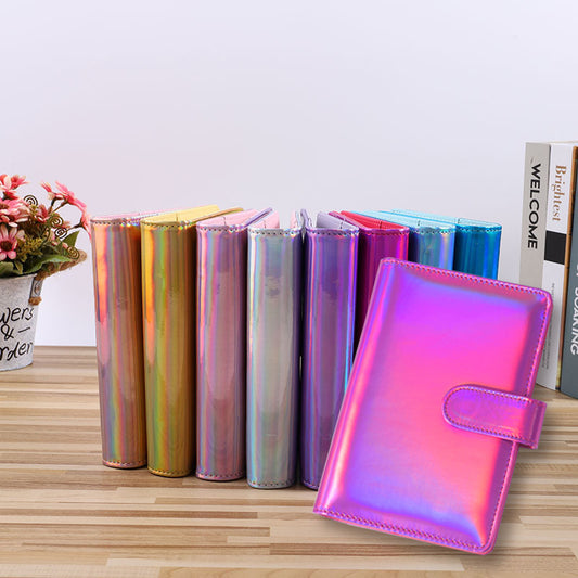 Pastel Holographic Refillable Binder Journal - A5 & A6 Planner Cover - product image 1