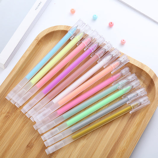 Pastel Glitter Gel Pen - 0.5mm Fine Point Writing Pen - product image 1