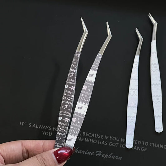 Fair Isle Precision Craft Tweezers for DIY Journaling & Miniature Scene Building - product image 1