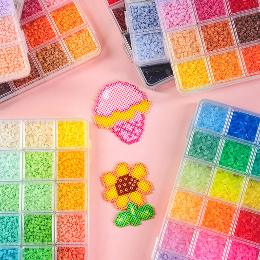 Colorful Pixel Bead Craft Kit – 2.6mm DIY Fuse Bead Creative Set - product image 1