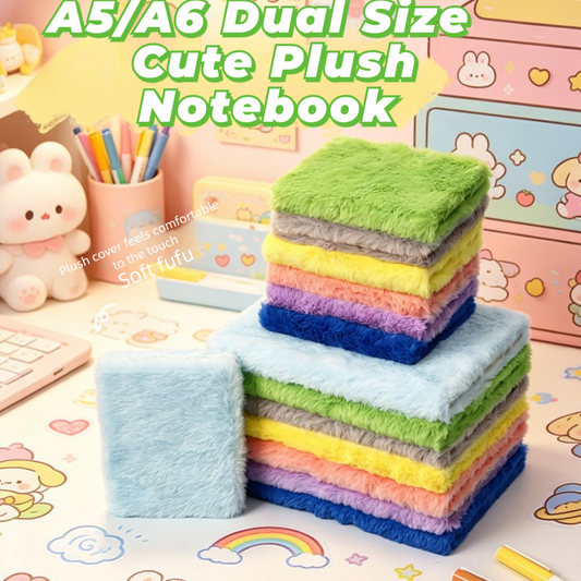 Pastel Plush Notebook Soft-Touch Journal - product image 1