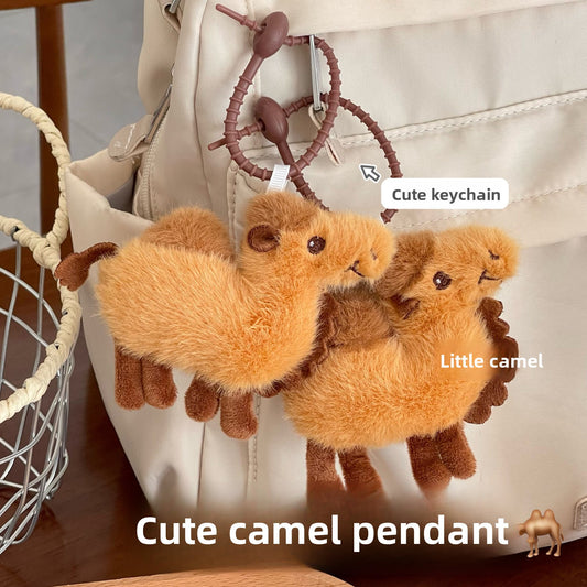 Cute Camel Plush Keychain Bag Charm for Bags and Backpacks - product image 1