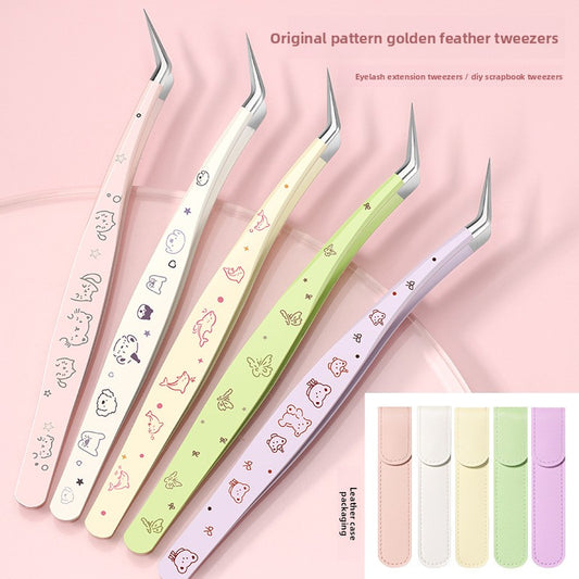 Cozy Character Precision Craft Tweezers for Journaling & DIY Scene Building - product image 1