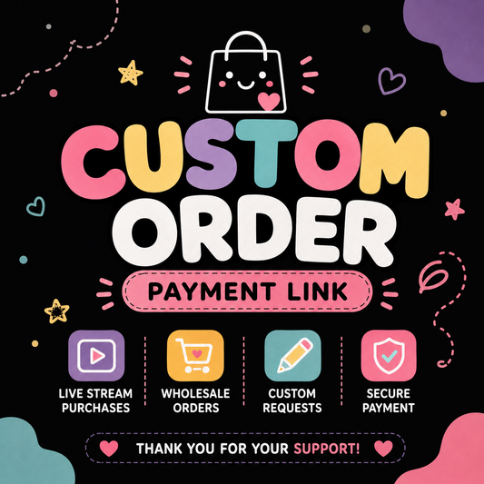 Custom Order Payment | Artify Labs(Secure custom order payment for live stream purchases, wholesale orders and personalized requests at Artify Labs.)